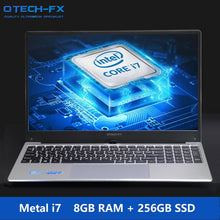 Charger l'image dans la galerie, 15.6" Gaming i7 Metal SSD 256GB HDD 1TB 16GB RAM CPU Intel Windows 10 Office School AZERTY Italian Spanish Russian Keyboard Ligh