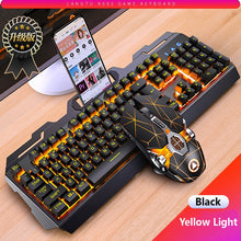 Charger l'image dans la galerie, Gaming Keyboard Mouse Mechanical Feeling RGB LED Backlit Gamer Keyboards USB Wired Keyboard Computer Game Keyboard For PC Laptop