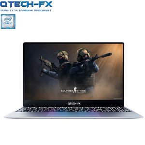 15.6" IPS Gaming i7 Metal 16GB RAM SSD+HDD 1TB Big CPU Intel Windows10 School AZERTY Italian Spanish Russian Keyboard Back lit