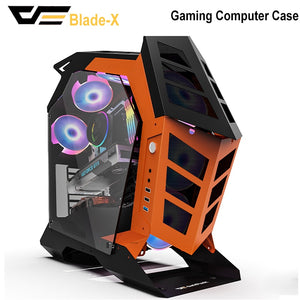 DarkFlash Knight-1 Computer Case ATX/M-ATX/ITX DIY Mid Tower With Tempered Glass Gaming Glass Gabinete PC Gamer Case