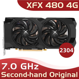 Used original XFX RX 480 4GB 256bit GDDR5 pc gaming graphics cards video card 480 4g 570 4gb xfx rx 480 4g xfx rx 480 4 gb