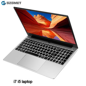 Cheap Gaming Laotop  15.6 Inch Intel Core I7 I5 8GB 1TB  SSD 128GB/256GB Windows 10 Netbooks Laptop Computer