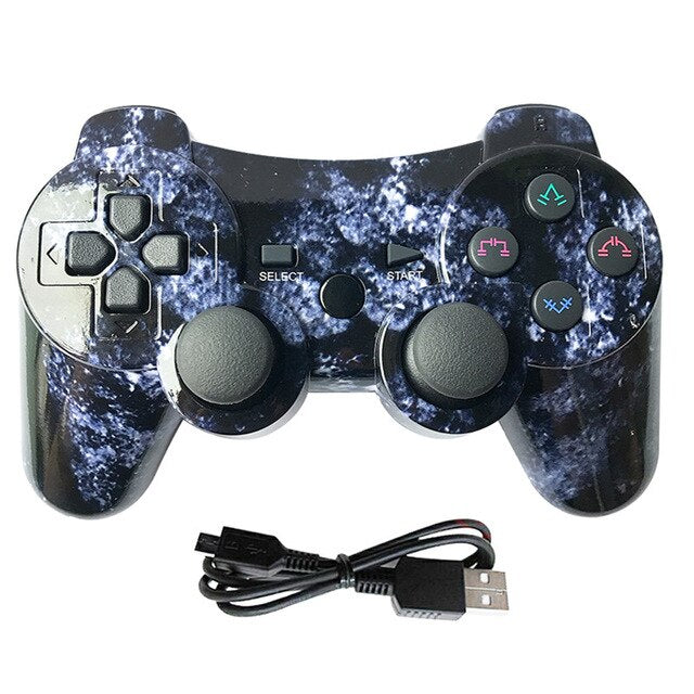 K ISHAKO For SONY PS3 Bluetooth Controller Gamepad Manette For Sony Play Station 3 Joystick Wireless Gamepad SIXAXIS Dual Vibrat